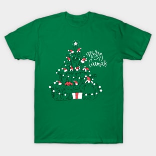 Meowy Christmas T-Shirt